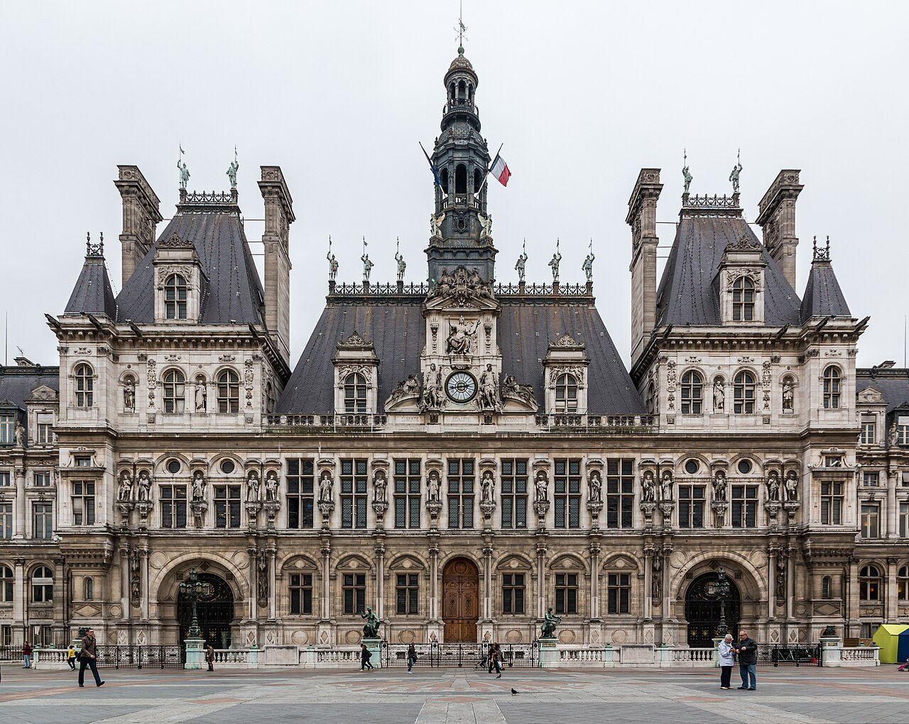 L'hôtel de ville de Paris, la mairie de la capitale